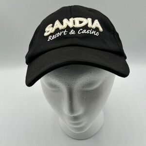 Sandia Resort Casino Black Embroidered Adjust Baseball Cap Albuquerque Imperial